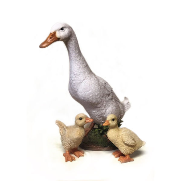 Duck with Ducklings Figurine