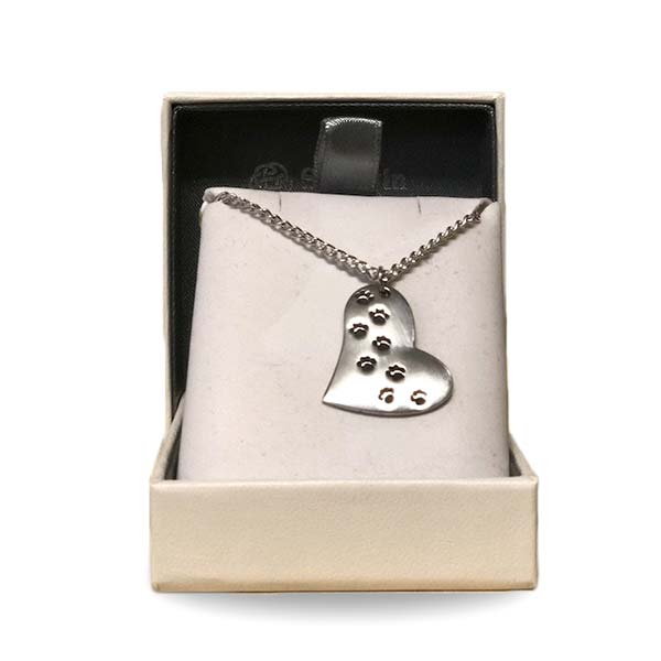 St Justin Pawprint Necklace